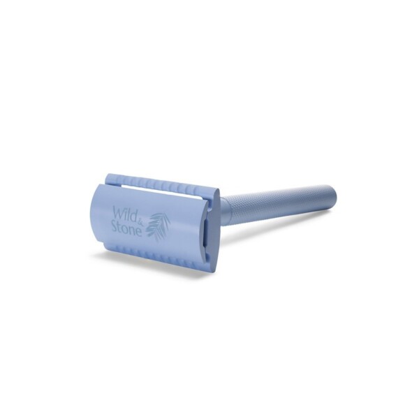 Reusable Safety Razor - Blue - Image 3