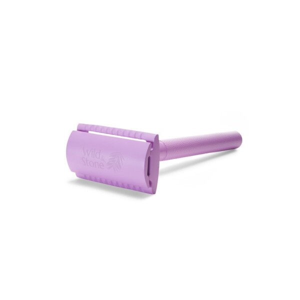 Reusable Safety Razor - Purple - Image 3