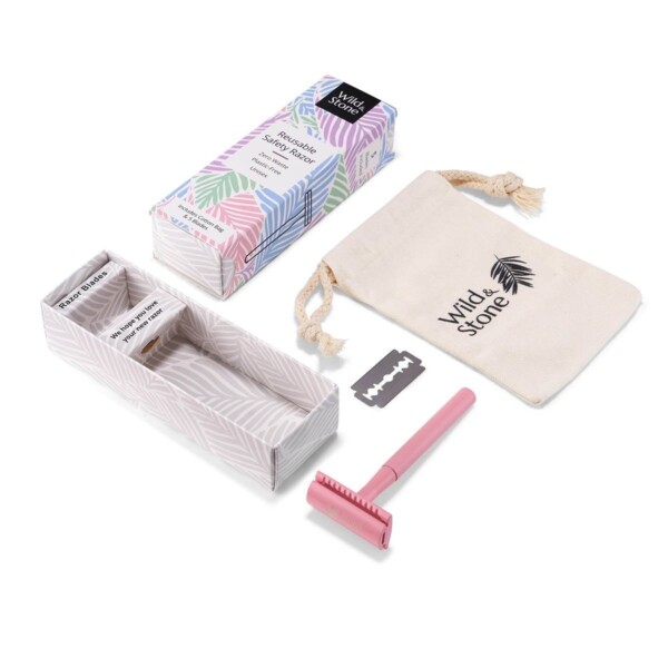 Reusable Safety Razor - Rose - Image 2