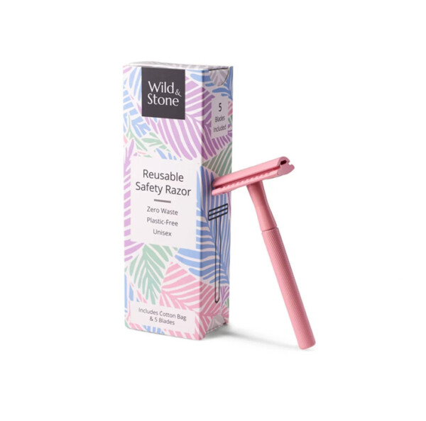 Reusable Safety Razor - Rose