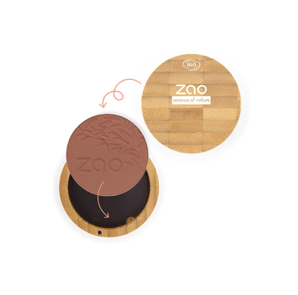 Natural Compact Blush - Brown Orange 321
