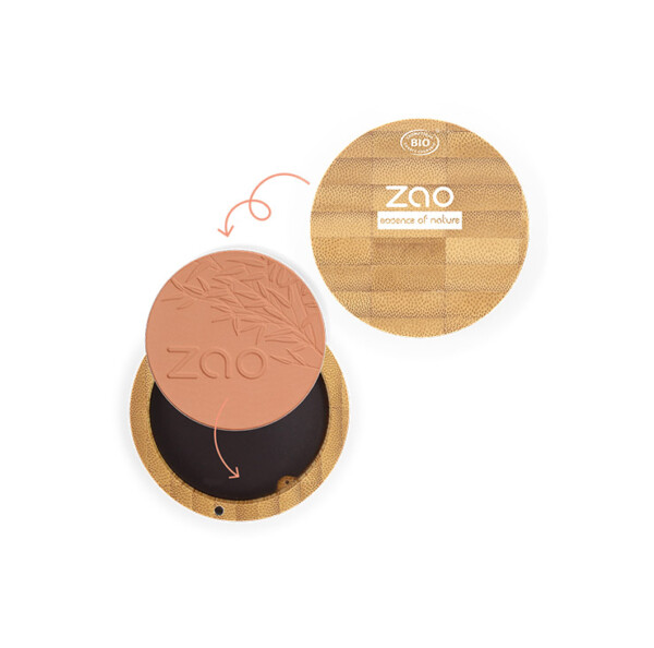 Natural Compact Blush - Brick Red 324