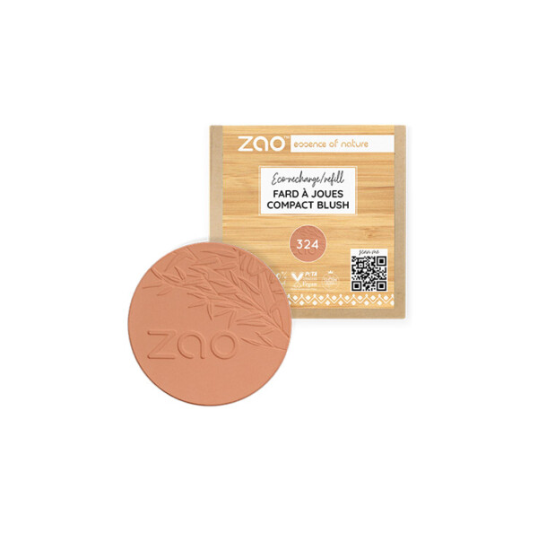 Natural Compact Blush - Brick Red 324 - Image 2