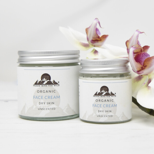 Organic Face Cream Dry Skin - Unscented - Image 2