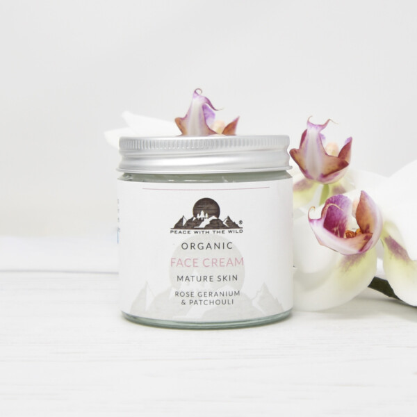 Organic Face Cream Mature Skin - Rose Geranium