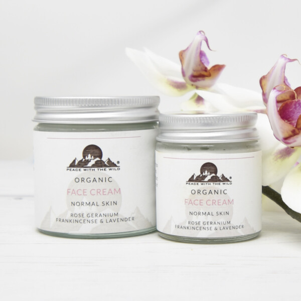 Organic Face Cream Normal Skin - Rose Geranium - Image 2