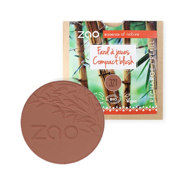 Natural Compact Blush - Brown Orange 321 - Image 2