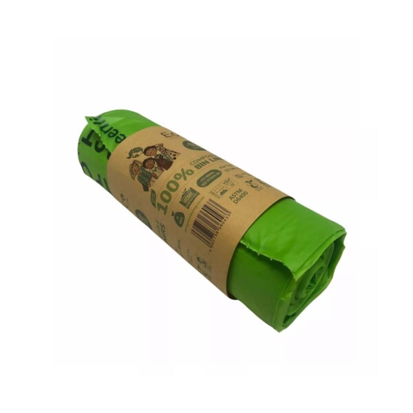 60 Litre Compostable Bin Liners - 10 Bags