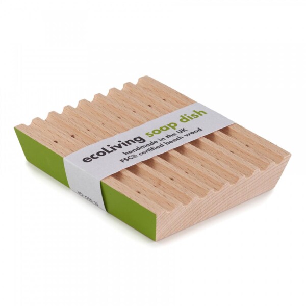 Natural Beech Wood Soap Dish