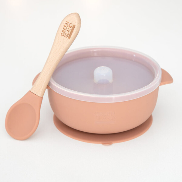 Baby Bowl & Spoon - Blush