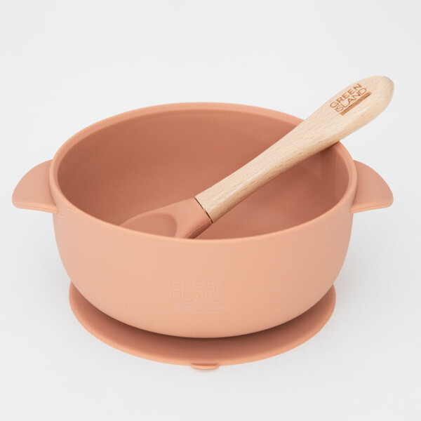 Baby Bowl & Spoon - Blush - Image 2