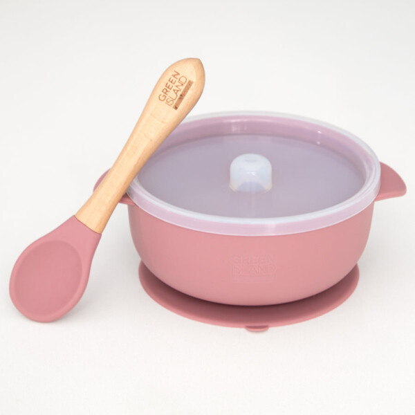 Baby Bowl & Spoon - Mulberry