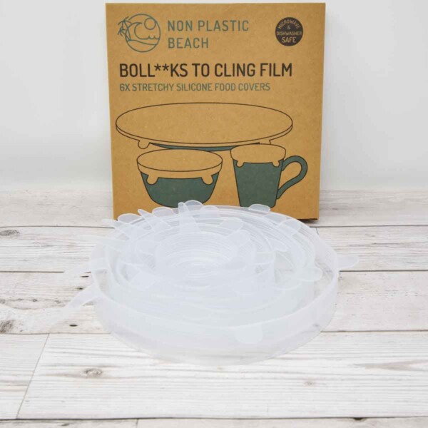 Stretchy Silicone Food Covers - 6 Pack