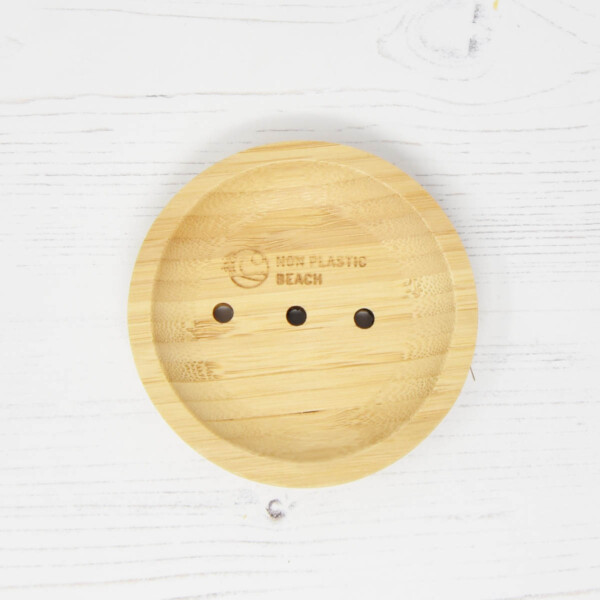 Round Bamboo Soap Dish