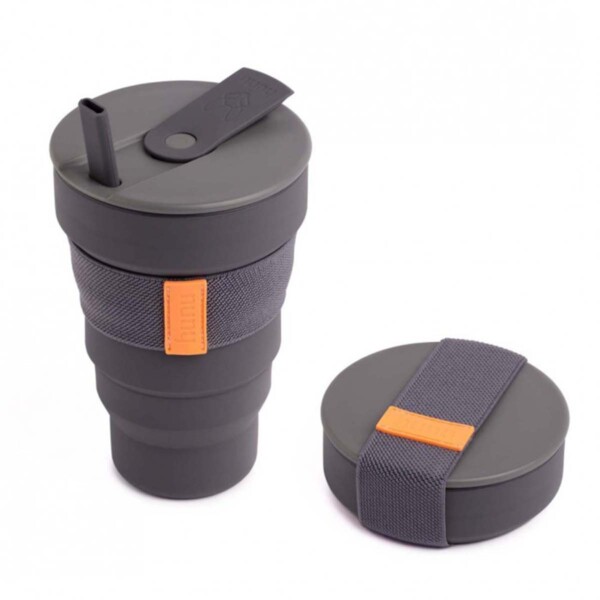 Collapsible Silicone Cup - Charcoal