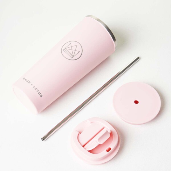 Stainless Steel Insulated Tumbler 710ml - Pink Flamingo