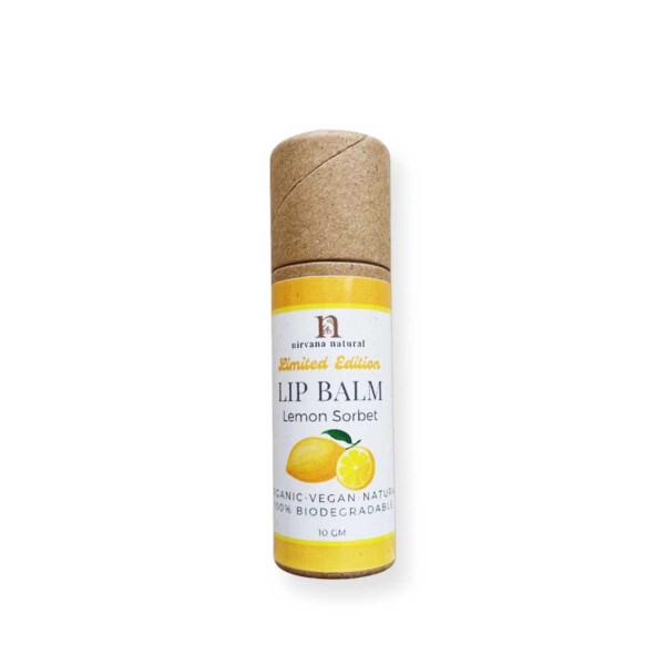 Organic Lemon Sorbet Lip Balm - 10g