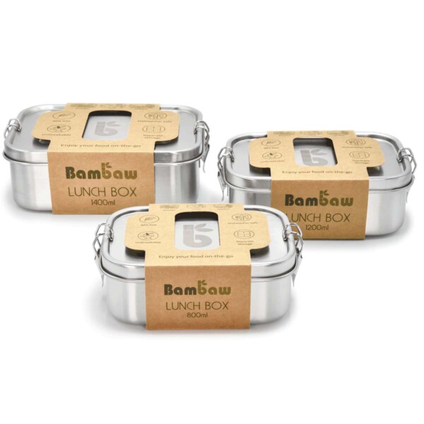 Stainless Steel Lunch Box with Divider - Image 3