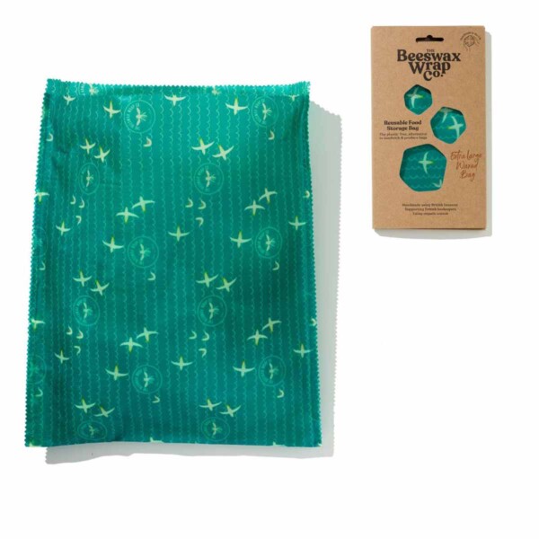 Extra Large Reusable Beeswax Food Storage Bag - Image 2