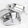 Divider for Rectangle Two Tier Leak Resistant Stainless Steel Lunch Box - Image 3