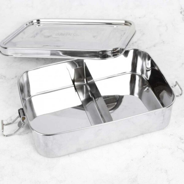 Divider for Large Rectangle Leak Resistant Stainless Steel Lunch Box - Image 2