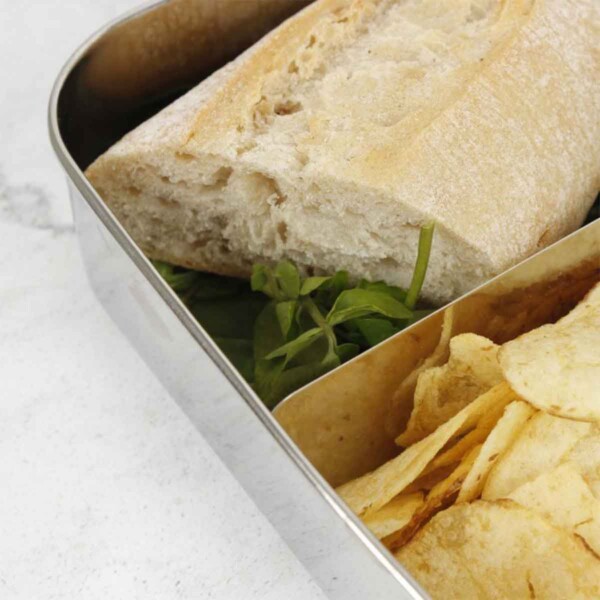 Divider for Large Rectangle Leak Resistant Stainless Steel Lunch Box - Image 3