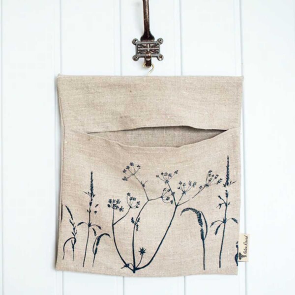 Pure Linen Peg Bag - Hedgerow