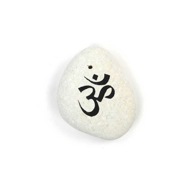 Stone Incense Holder - Om