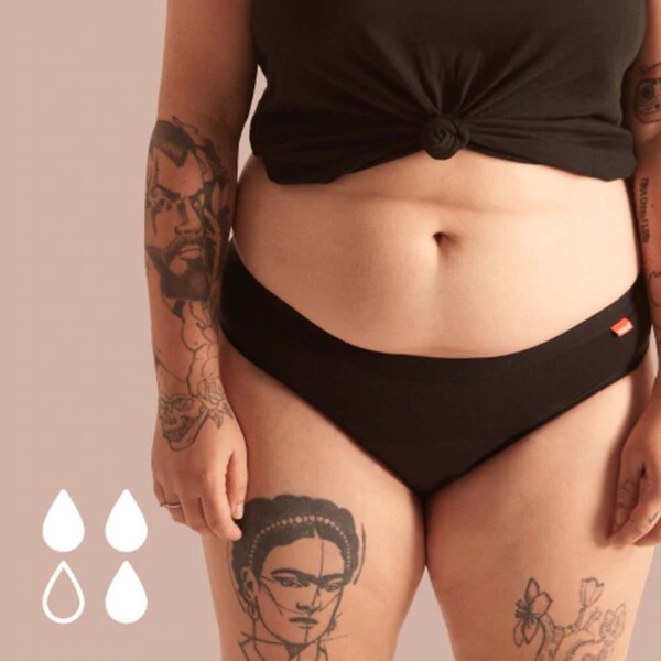 Period Pants Medium Flow - Bikini 5 Pack - Image 4