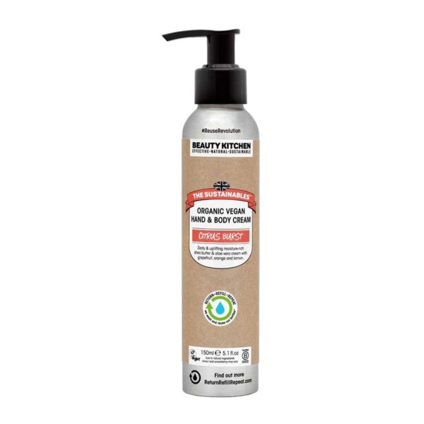 Citrus Burst Organic Vegan Hand & Body Cream - 150ml