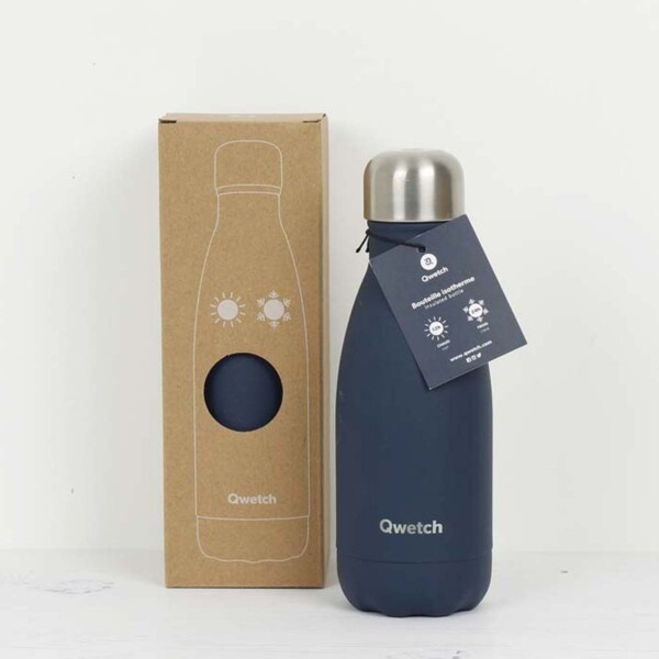 Granite Blue Insulated Stainless Steel Bottle - 260ml - Image 2