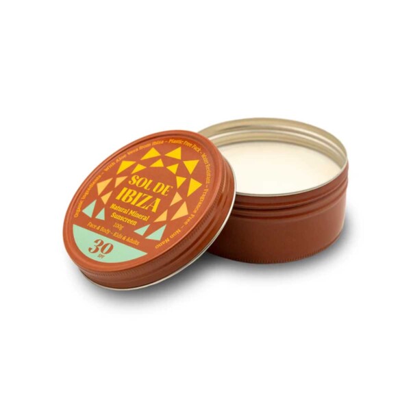 Face & Body Natural Mineral Suncream SPF30 - 100ml - Image 2