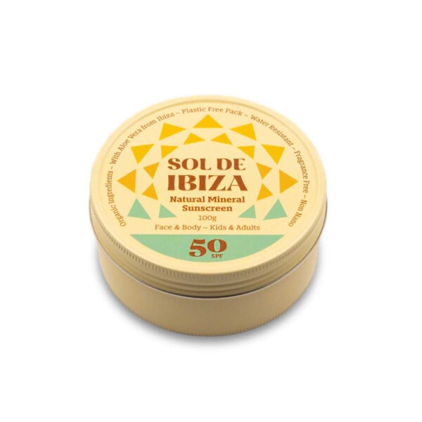 Face & Body Natural Mineral Suncream SPF50 - 100ml