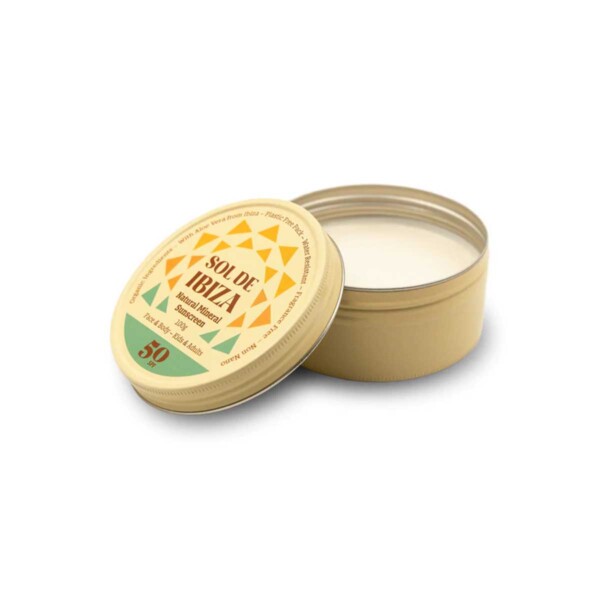 Face & Body Natural Mineral Suncream SPF50 - 100ml - Image 2