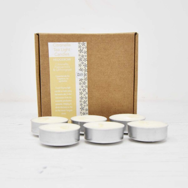 Citronella Tea Light Candles - Hedgerow