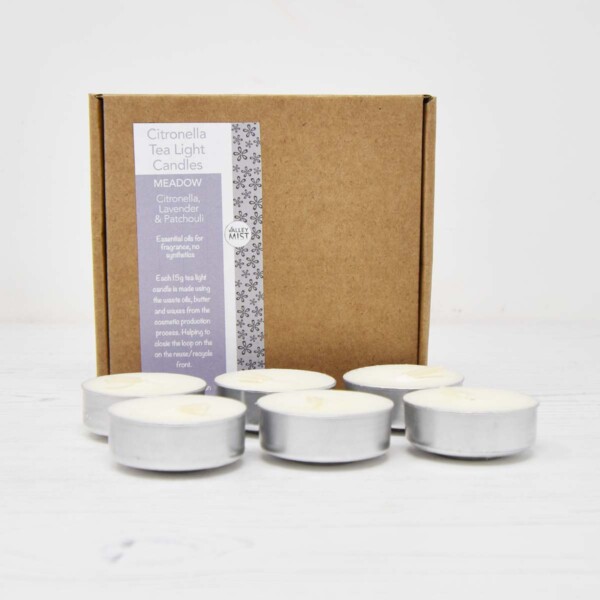 Citronella Tea Light Candles - Meadow