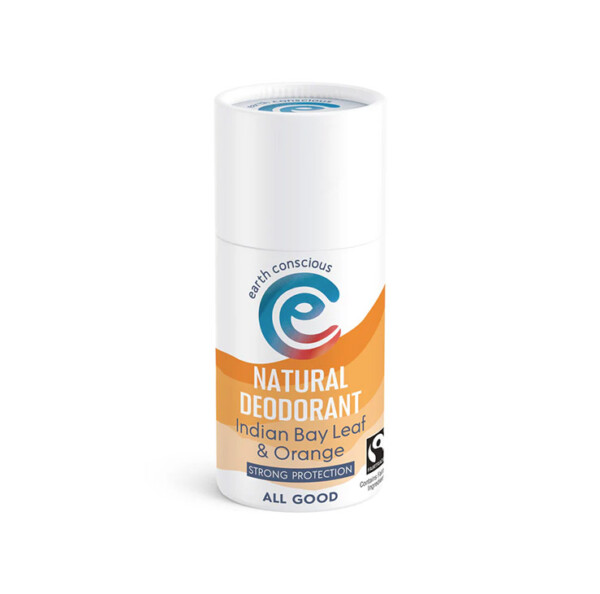 Natural Deodorant Stick - Indian Bay Leaf & Orange (Strong Protection)
