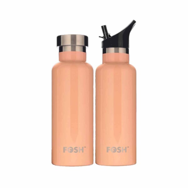 Apricot Triple Insulated Stainless Steel Water Bottle – 530ml