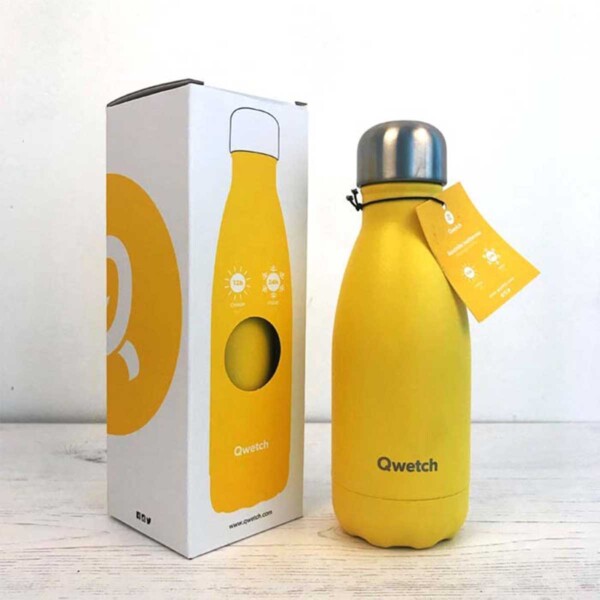 Pop Yellow Insulated Stainless Steel Bottle - 260ml - Image 2