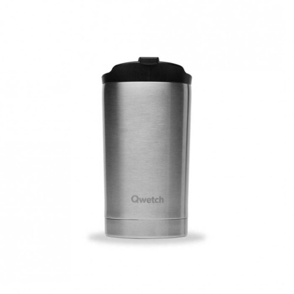 Insulated Travel Mug - Brushed Steel 300ml