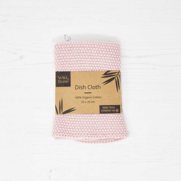 Organic Cotton Dish Cloth - Rose