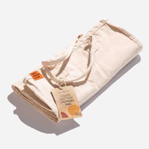 Recycled Waste Cotton Laundry Bag - Image 2