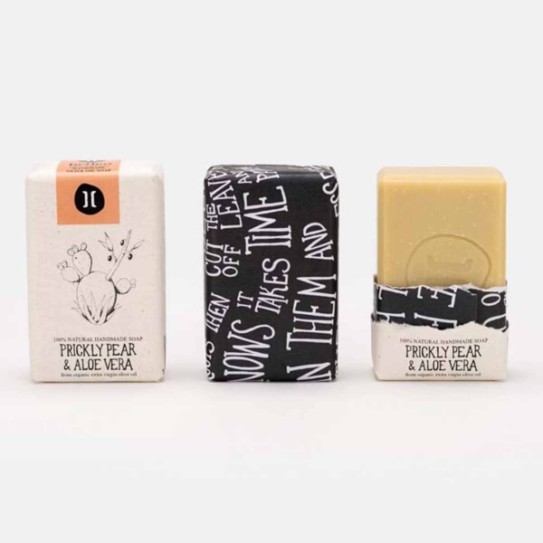 Olive Oil Soap - Prickly Pear & Aloe Vera - 120g - Image 2