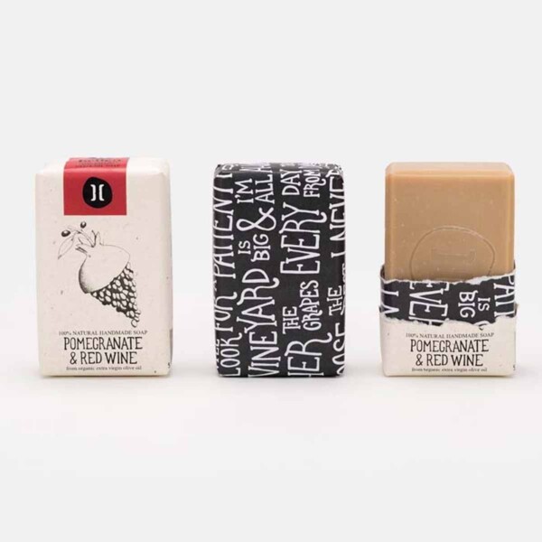 Olive Oil Soap - Pomegranate & Red Wine - 120g - Image 2