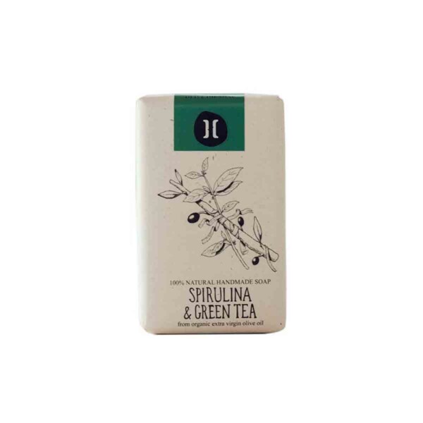 Olive Oil Soap Bar - Spirulina & Green Tea - 120g