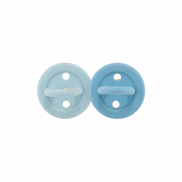 BumiBébé Natural Rubber Pacifier 3-36 Months - Sky Blue & Denim