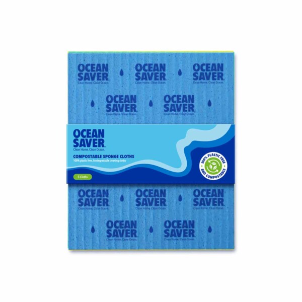 Compostable Cleaning Sponge Cloths - Pack Of 5 - Image 2