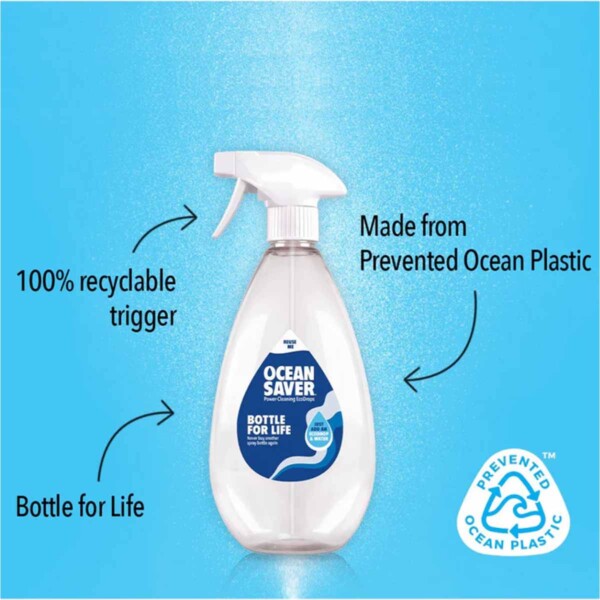 Bottle For Life - Prevented Ocean Plastic Spray Bottle 750ml - Image 2