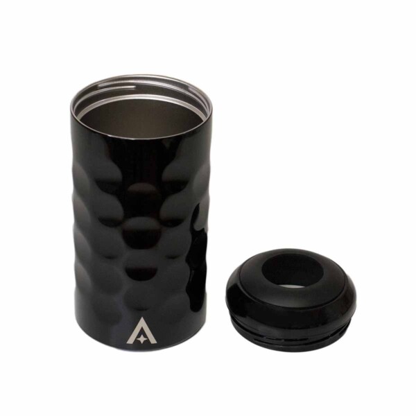 Wine & Champagne Bottle Cooler With Lid - Black - Image 2