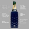 Wine & Champagne Bottle Cooler With Lid - Blue - Image 3